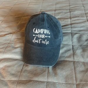Blue Camping Hat